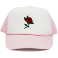 thumbnail image 2 of Rose Embroidered Dad Hat Vintage Distressed Flower Cotton Adjustable Baseball Cap, 2 of 3