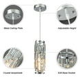 thumbnail image 4 of Deyidn Chrome Pendant Light - Modern Pendant Lighting for Kitchen Island and Bedroom (Chrome 2-Pack), 4 of 10