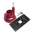 thumbnail image 4 of Conjunto de elevación de enrutador de carpintería DYNWAVEMX Plato negro Bancos para trabajar la madera, 4 of 8