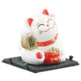thumbnail image 3 of Mini Solar Powered Automatic Waving Lucky Cat Car Decoration Cake Baking Decoration Lucky Cat Waving Lucky Cat Car Decoration, 3 of 10