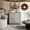 Grey White Oak, variant on SICOTAS 33.7"W Sideboard Buffet Cabinet Set of 2, Farmhouse Accent Cabinet with Doors and Adjustable Shelf, Small Modular Storage Cabinet for Entryway, Living Room, Kitchen, Brown Oak