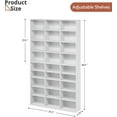 thumbnail image 2 of DVD Storage Shelf with Adjustable Shelves, 8-Tier Modern Media Tower for CDs, DVDs, Video Games, DVD Rack Cabinet Organizer for Living Room, Bedroom, Office, 2 of 6