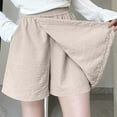 thumbnail image 4 of Women's Ice Silk Tennis Skort High Waisted Wrap Skirt with Built in Shorts, 4 of 5