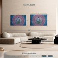 thumbnail image 4 of Elephant Stock Peaceful Buddha Wall Art - Horizontal Canvas Wall Art - Living Room Wall Decor - Religion And Spirituality Canvas - Turquoise And Red Decor - 51" x 34", 4 of 8
