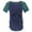 Blue, variant on ameIAEA Women's Maternity Nursing Tops Short Sleeve Double Layer Breastfeeding Tee Shirts