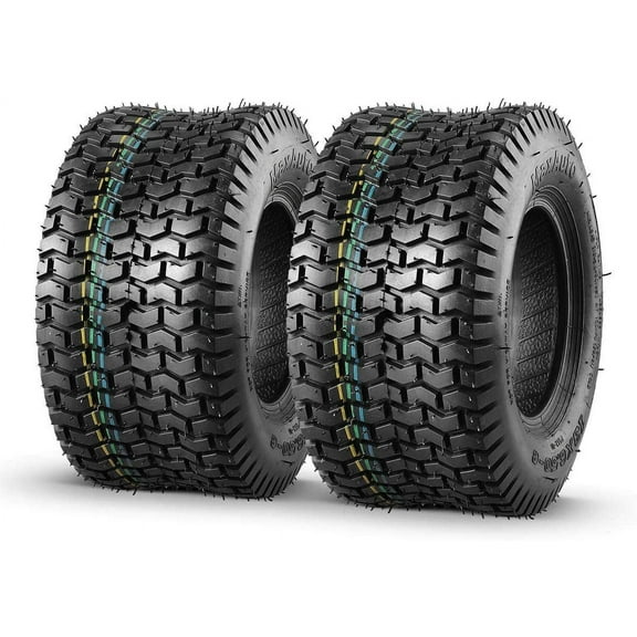 2 Pcs 13x6.50-6 Mower Turf Tires 13x6.5-6 Lawn and Garden Tractor Tires, 13x6.5x6 Zero Turn Mower Tire, Tubeless 4PR/4Ply