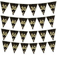 thumbnail image 5 of Birthday Hanging Banner Flags Number Balloons for Adult 30 Years Anniversary Supplies 30th 40th 50th 60th birthday decorations, 5 of 10