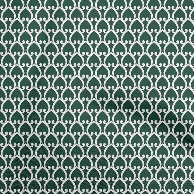 oneOone Velvet Dark Green Fabric Floral Sewing Craft Projects Fabric Prints By Yard 58 Inch Wide