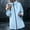Blue, variant on JUSLIO Womens Rain Jacket Waterproof Windproof Rain Coats,Lightweight Foldable Hooded Rain Coats
