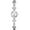Silver, variant on Luxury Ladies Hollow Four Leaf Grass Bracelet Chain Watches Waterproof Fashion Dress Quartz Watch