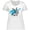 AA-White, variant on Inktastic Rock and Roll Lives with Blue Guitar Women's Plus Size T-Shirt