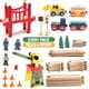 thumbnail image 2 of Juego de trenes de madera Play22 de 38 piezas para niños de 2 a 4 años, 2 of 7