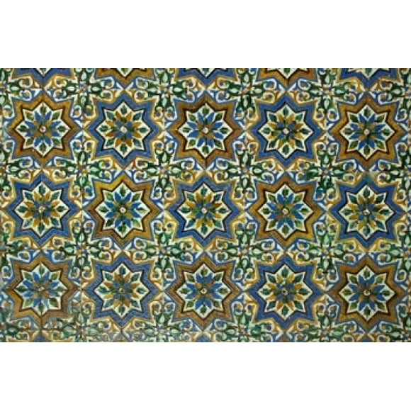 Moorish Mosaic Azulejos (18 x 12)