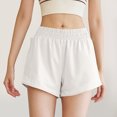 thumbnail image 5 of RYRJJ Running Shorts for Women Quick Dry Athletic Sports Shorts Lightweight Active Workout Gym Shorts with Liner(White,M), 5 of 9