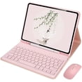 thumbnail image 1 of Galaxy Tab A7 10.4" Funda con Teclado con Soporte para Lápiz (Rosa), 1 of 5