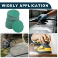 thumbnail image 7 of Unique Bargains Car Sanding Discs 2 inch Abrasion Resistance | Round Hook and Loop Sandpaper Green 50 Pcs 120 Grit, 7 of 7