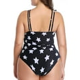 thumbnail image 4 of Women's Swimsuits One Piece Tummy Control Front Cross Backless Swimsuit Bathing Suit, 4 of 5