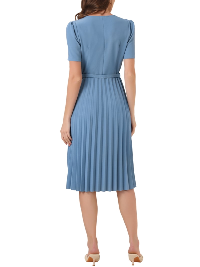 midi embroidery dress for women Blue Cotton Embroidered Midi Dress – self-portrait-US