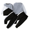 thumbnail image 1 of KYAIGUO Ensemble de Survêtement pour Garçons, 2 Pcs, Printemps, Automne, Décontracté, 9M-4Y, 1 of 9