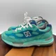 thumbnail image 4 of New Balance 992 Shoes Mens 7 Made In USA Teal Blue Silver Metallic Sneakers, 4 of 5