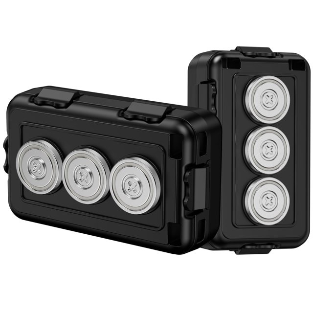 Llavero magnético (mejorado) para colocar debajo del coche, resistente al agua, IPX7, de 2 piezas
