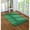 Green, variant on Stye and Trend Hand Woven Cotton Rag Rug 24x36 Inch Multicolor Reversible Area Rug with Tassels, Washable Accent Rug for Living Room Kitchen Entryway Aqua