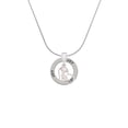 thumbnail image 2 of Delight Jewelry Silvertone Chihuahua Silhouette Heart Joy Ring Charm Necklace, 18", 2 of 4