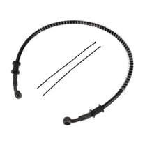60cm Motorcycle Brake Clutch Oil Hose Line Cable Ties Motorcycle Hydraulic Brake Line for Motorcycles Dirt bikes ATV Black