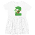 thumbnail image 3 of Inktastic 2nd Birthday Jungle Monkey Childs Girls Toddler Dress, 3 of 5