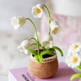 thumbnail image 3 of Kit de flores de costura de ganchillo FLhrweasw con tutoriales en vídeo suministros para tejer DIY grande, 3 of 5