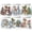 B, variant on 6PCS 5D DIY Diamond Painting Christmas Cards with Envelopes, Handmade Rhinestone Holiday Greeting Cards Gift for Adults