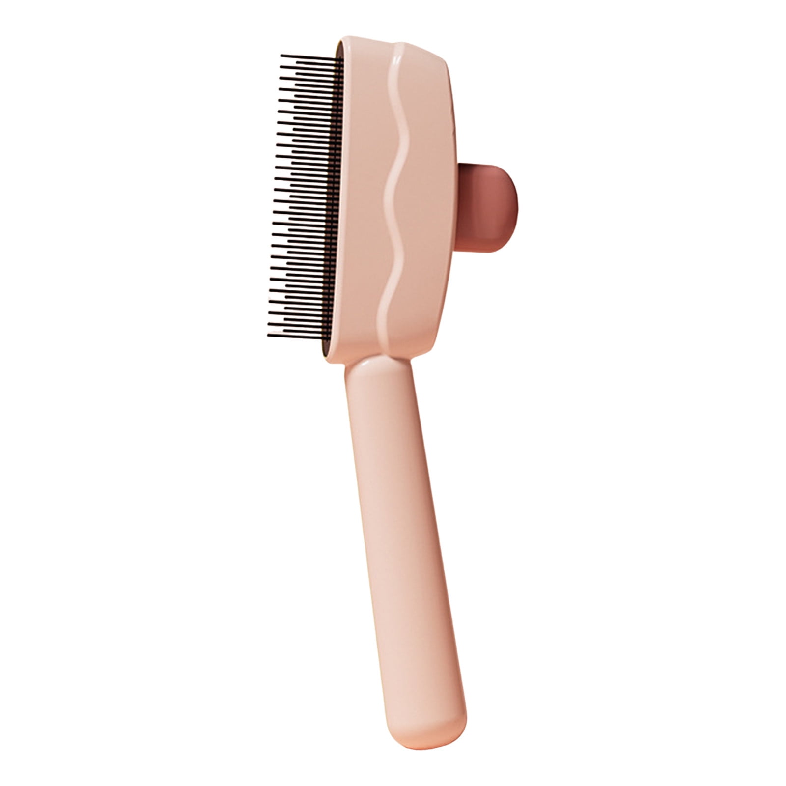 Upgraded Pet Hair Removal Comb Flea Lice Comb for Cats Dogs Cat Brush with Release Button Stainless Steel Teeth for All Hair Types | Weight: 0g