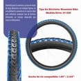 thumbnail image 3 of Llanta para Bicicleta R26 x2.125 Nyco Doble Linea Azul Negro, 3 of 4