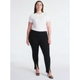 thumbnail image 2 of Scoop Women’s and Women’s Plus Pull On Slim Fit Ponte Pants, Sizes XS-4X, 2 of 6