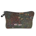 thumbnail image 1 of Neceser de viaje para mujer, bolsa de cosméticos personalizable a la moda, lágrimas y bolsas de maquillaje con estampado de pintura al óleo de Gustav Klimt, informal qiuyongming unisex, 1 of 2