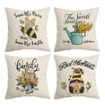 thumbnail image 2 of Decorative Pillows Covers Hwkond Honeybees Decorative Cushion Cover Cases for Sofa Couch Bedroom,(Up to 25% Off)Multicolor, 2 of 9