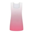 thumbnail image 3 of Summer Savings Clearance 2023! Plus Size Tank Tops for Women Tunic Casual Ombre Tie Dye Sleeveless Square Neck Shirts, 3 of 4
