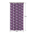 thumbnail image 5 of Purple Cartoon Unicorn Rainbow Shower Curtain 36"x72" ,Bathroom Decorative Shower Curtains Set with 12 Hooks,Modern Waterproof Washable Shower Curtain, 5 of 6