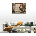 thumbnail image 4 of Farmhouse Chicken Wall Decor Rustic Rooster Pictures Wall Art country Canvas Painting Modern Home Framed Artwork For kitchen Bathroom Bedroom 12"X16", 4 of 6
