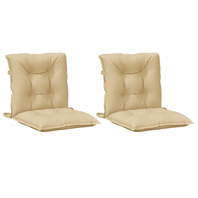 Cojines para silla VidaXL Melange Beige, 2 unidades, 100 x 50 x 7 cm, para interiores y exteriores