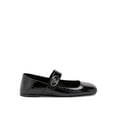 thumbnail image 3 of Valentino Garavani Leather Locker Ballerina Flats Black (Women's), 3 of 3