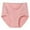 Pink, variant on Alkepwun Plus Size Underwear for Women Soft Lace Cotton Panties Laidies High Waist Underpants Girls Breathable Full Coverage Briefs on Clearance