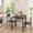 2 chairs-black, variant on Dining Table Set of 2, Asofer 3Pcs Kitchen Table and Chairs Set,Table with Storage & 2 Chairs for Small Space, Kitchen, Apartment, Room,Black