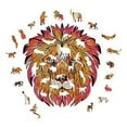 thumbnail image 2 of ITFABS Wooden Puzzles, Colorful Cartoon Animal Jigsaw Decompression Toys, 2 of 5