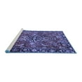 thumbnail image 2 of Ahgly Company Machine Washable Indoor Rectangle Persian Blue Traditional Area Rugs, 2' x 5', 2 of 4