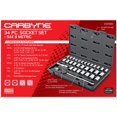 carbyne-1-4-3-8-drive-socket-ratchet-set-34-sae-metric