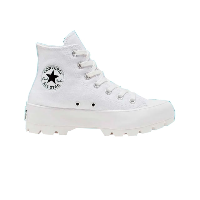 Tenis Converse Mujer Plataforma Chuck Taylor Lugged en Lona 565902C Blanco 23.5 cm CONVERSE Bota