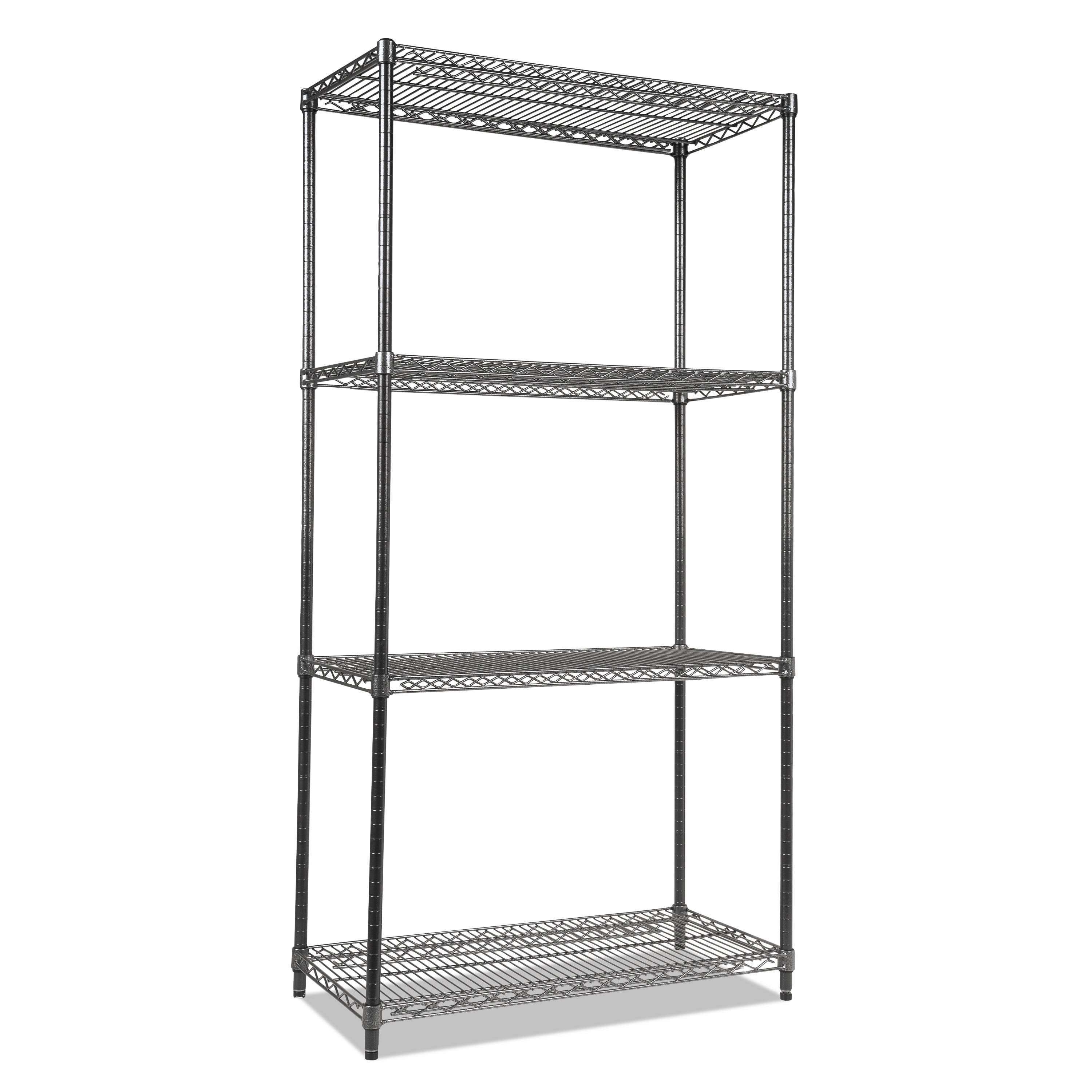 Alera Shelf Liners For Wire Shelving 4/Pack Clear Plastic 36w x 18d