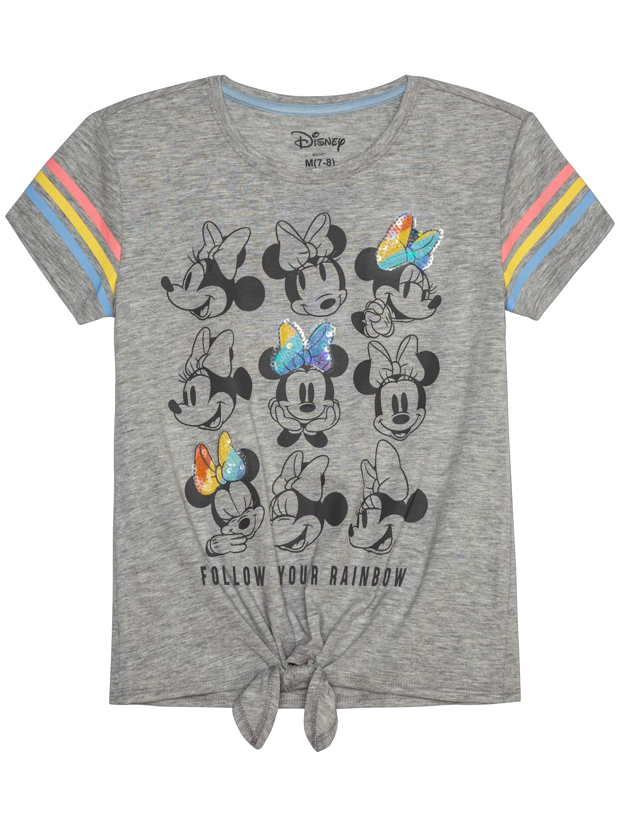 10/12 Minnie Mouse Disney Girls T-shirt Multicolor Size L 
