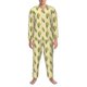 thumbnail image 3 of Fotbe Yellow Corn Pijama de Hombre con Estampado de Manga Larga, Conjunto de 2 Piezas, Ropa de Dormir Suave y Cómoda con Bolsillos-X-Large, 3 of 7